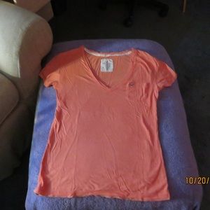 Hollister women's orange tee shirt size Medium